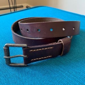 American Eagle Brow Leather Belt Size Medium